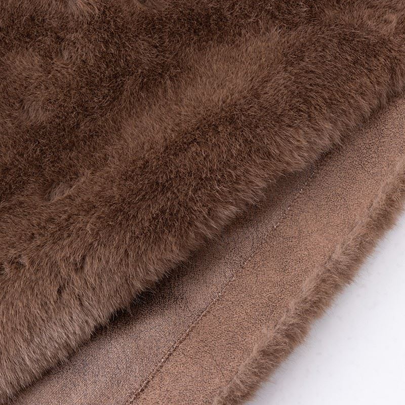 V Neck Faux fur Coat price